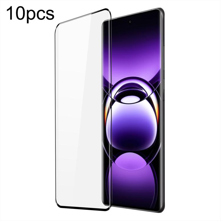 10 pezzi DUX DUCIS 0,33 mm 9H pellicola in vetro temperato allumina media, For OPPO Reno12 Pro Global, For OPPO A60, For OPPO A3 Pro 5G, For OPPO Reno11 F, For OPPO Find X7, For OPPO Find X7 Ultra, For OPPO Find X8 Pro, For OPPO A1 / 98 5G