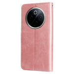 Custodia per telefono in pelle con cerniera in vitello alla moda, For vivo Y300 Pro, For vivo Y38 5G / T3x 5G Global, For vivo Y100 IDN / Y200e 5G Global, For vivo Y03 4G