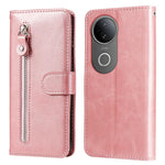 Custodia per telefono in pelle con cerniera in vitello alla moda, For vivo V50, For vivo S20, For vivo S20 Pro, For vivo Y19s