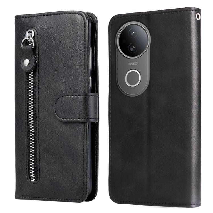 Custodia per telefono in pelle con cerniera in vitello alla moda, For vivo V50, For vivo S20, For vivo S20 Pro, For vivo Y19s