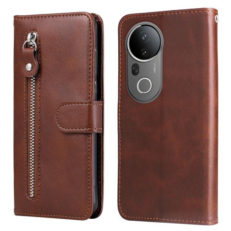 Custodia per telefono in pelle con cerniera in vitello alla moda, For vivo V50, For vivo S20, For vivo S20 Pro, For vivo Y19s