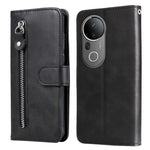 Custodia per telefono in pelle con cerniera in vitello alla moda, For vivo V50, For vivo S20, For vivo S20 Pro, For vivo Y19s