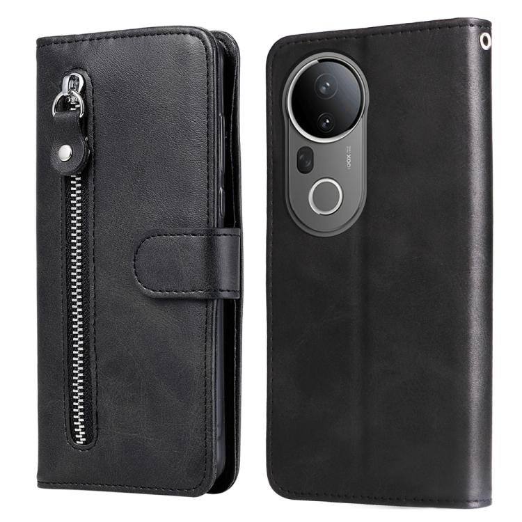Custodia per telefono in pelle con cerniera in vitello alla moda, For vivo V50, For vivo S20, For vivo S20 Pro, For vivo Y19s