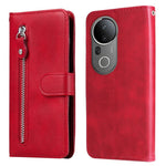 Custodia per telefono in pelle con cerniera in vitello alla moda, For vivo V50, For vivo S20, For vivo S20 Pro, For vivo Y19s