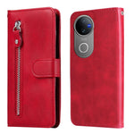 Custodia per telefono in pelle con cerniera in vitello alla moda, For vivo V50, For vivo S20, For vivo S20 Pro, For vivo Y19s
