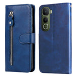 Custodia per telefono in pelle con cerniera in vitello alla moda, For vivo Y31 5G 2025, For vivo Y400 5G, For vivo V60 5G Global, For vivo Y400 Pro 5G / V40e / iQOO Z9s