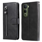 Custodia per telefono in pelle con cerniera in vitello alla moda, For vivo Y31 5G 2025, For vivo Y400 5G, For vivo V60 5G Global, For vivo Y400 Pro 5G / V40e / iQOO Z9s