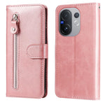 Custodia per telefono in pelle con cerniera in vitello alla moda, For vivo Y31 5G 2025, For vivo Y400 5G, For vivo V60 5G Global, For vivo Y400 Pro 5G / V40e / iQOO Z9s