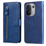 Custodia per telefono in pelle con cerniera in vitello alla moda, For vivo Y31 5G 2025, For vivo Y400 5G, For vivo V60 5G Global, For vivo Y400 Pro 5G / V40e / iQOO Z9s