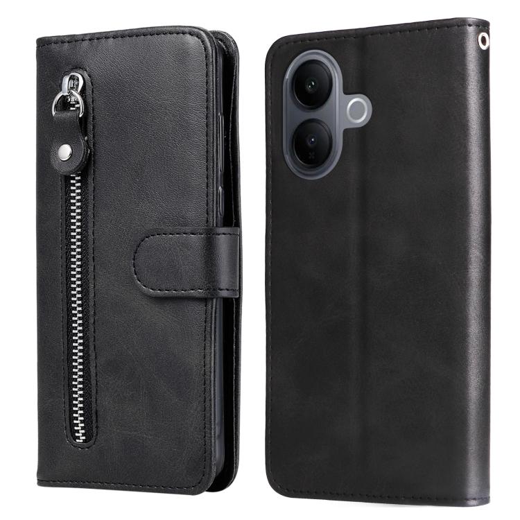 Custodia per telefono in pelle con cerniera in vitello alla moda, For vivo Y500 Pro 5G, For vivo X300 Pro, For vivo X300, For vivo V60 Lite 4G / 5G