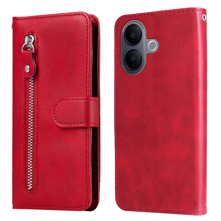 Custodia per telefono in pelle con cerniera in vitello alla moda, For vivo Y500 Pro 5G, For vivo X300 Pro, For vivo X300, For vivo V60 Lite 4G / 5G