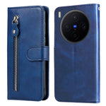 Custodia per telefono in pelle con cerniera in vitello alla moda, For vivo Y500 Pro 5G, For vivo X300 Pro, For vivo X300, For vivo V60 Lite 4G / 5G