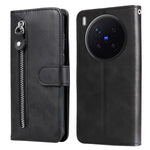 Custodia per telefono in pelle con cerniera in vitello alla moda, For vivo Y500 Pro 5G, For vivo X300 Pro, For vivo X300, For vivo V60 Lite 4G / 5G