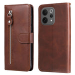 Custodia per telefono in pelle con cerniera in vitello alla moda, For vivo Y600 Pro 5G, For vivo Y21 5G 2026 / vivo Y05 4G, For vivo V70 FE 5G, For vivo S50 5G / V70 5G