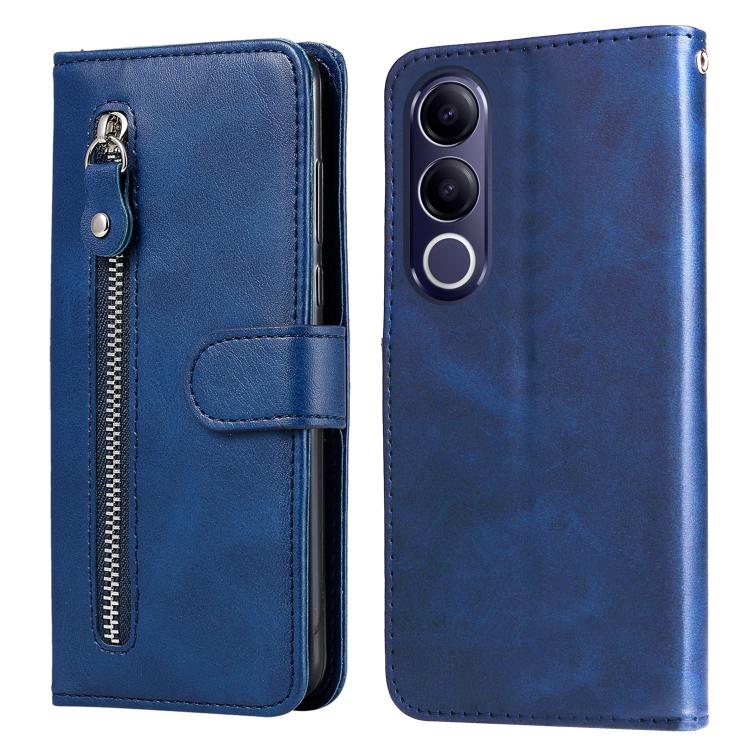 Custodia per telefono in pelle con cerniera in vitello alla moda, For vivo Y600 Pro 5G, For vivo Y21 5G 2026 / vivo Y05 4G, For vivo V70 FE 5G, For vivo S50 5G / V70 5G