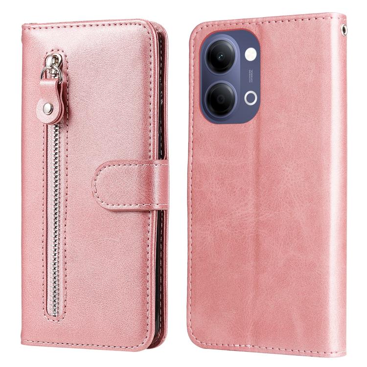 Custodia per telefono in pelle con cerniera in vitello alla moda, For vivo Y600 Pro 5G, For vivo Y21 5G 2026 / vivo Y05 4G, For vivo V70 FE 5G, For vivo S50 5G / V70 5G