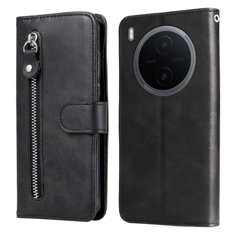 Custodia per telefono in pelle con cerniera in vitello alla moda, For vivo Y600 Pro 5G, For vivo Y21 5G 2026 / vivo Y05 4G, For vivo V70 FE 5G, For vivo S50 5G / V70 5G
