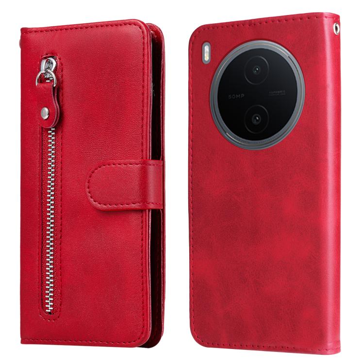 Custodia per telefono in pelle con cerniera in vitello alla moda, For vivo Y600 Pro 5G, For vivo Y21 5G 2026 / vivo Y05 4G, For vivo V70 FE 5G, For vivo S50 5G / V70 5G