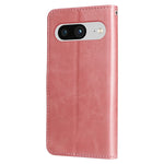 Custodia per telefono in pelle con cerniera in vitello alla moda, For Google Pixel 8, For Google Pixel 7a, For Google Pixel 7 Pro, For Google Pixel 7