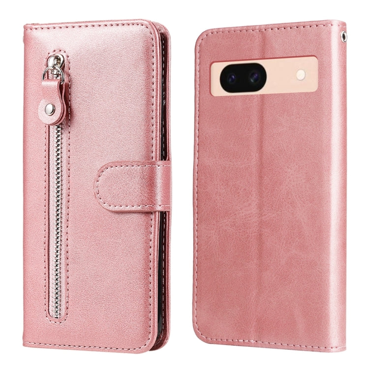 Custodia per telefono in pelle con cerniera in vitello alla moda, For Google Pixel 9 Pro, For Google Pixel 9, For Google Pixel 8a, For Google Pixel 8 Pro