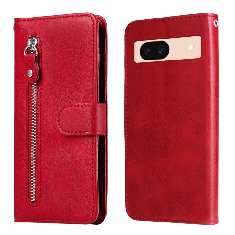 Custodia per telefono in pelle con cerniera in vitello alla moda, For Google Pixel 9 Pro, For Google Pixel 9, For Google Pixel 8a, For Google Pixel 8 Pro