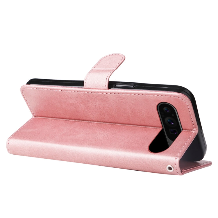 Custodia per telefono in pelle con cerniera in vitello alla moda, For Google Pixel 9 Pro, For Google Pixel 9, For Google Pixel 8a, For Google Pixel 8 Pro