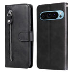 Custodia per telefono in pelle con cerniera in vitello alla moda, For Google Pixel 9 Pro, For Google Pixel 9, For Google Pixel 8a, For Google Pixel 8 Pro