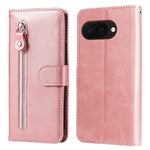 Custodia per telefono in pelle con cerniera in vitello alla moda, For Google Pixel 11 Pro XL, For Google Pixel 11 / Pixel 11 Pro, For Google Pixel 10a, For Google Pixel 9a