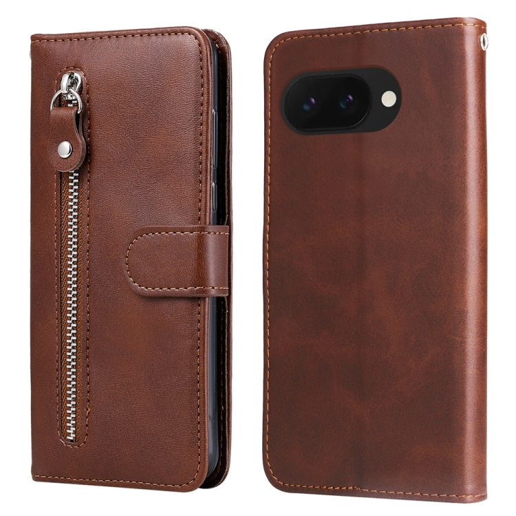 Custodia per telefono in pelle con cerniera in vitello alla moda, For Google Pixel 11 Pro XL, For Google Pixel 11 / Pixel 11 Pro, For Google Pixel 10a, For Google Pixel 9a