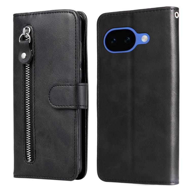 Custodia per telefono in pelle con cerniera in vitello alla moda, For Google Pixel 11 Pro XL, For Google Pixel 11 / Pixel 11 Pro, For Google Pixel 10a, For Google Pixel 9a