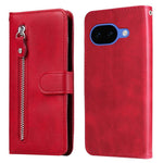 Custodia per telefono in pelle con cerniera in vitello alla moda, For Google Pixel 11 Pro XL, For Google Pixel 11 / Pixel 11 Pro, For Google Pixel 10a, For Google Pixel 9a