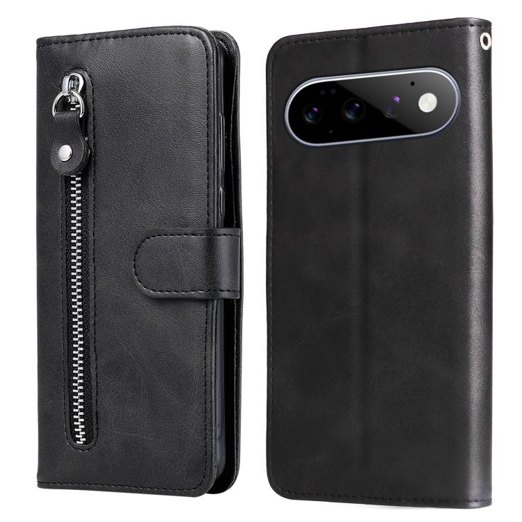 Custodia per telefono in pelle con cerniera in vitello alla moda, For Google Pixel 11 Pro XL, For Google Pixel 11 / Pixel 11 Pro, For Google Pixel 10a, For Google Pixel 9a