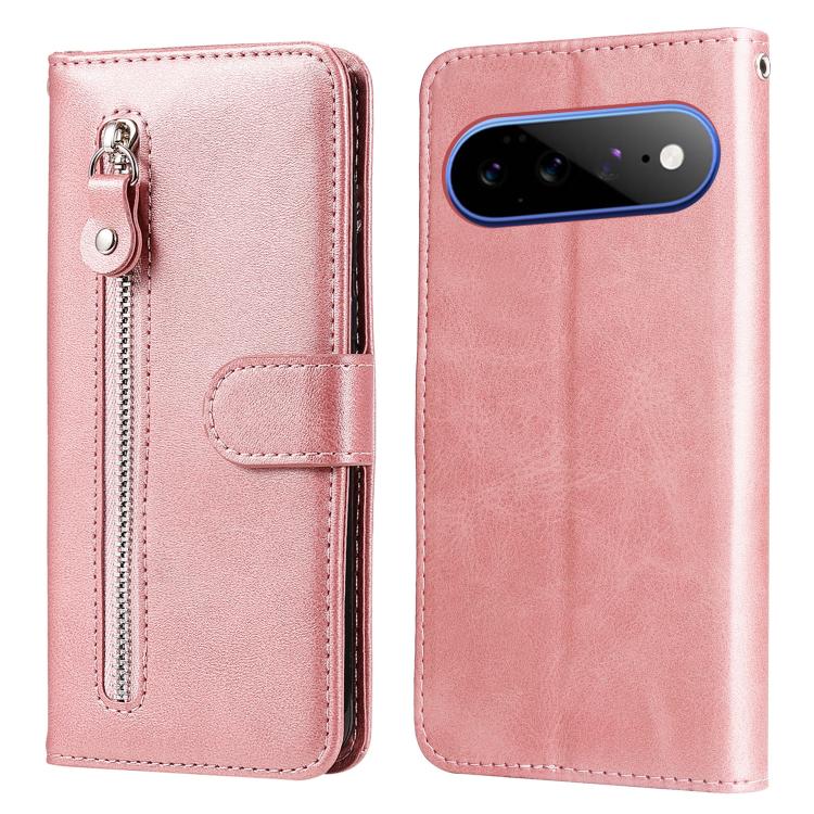 Custodia per telefono in pelle con cerniera in vitello alla moda, For Google Pixel 11 Pro XL, For Google Pixel 11 / Pixel 11 Pro, For Google Pixel 10a, For Google Pixel 9a