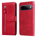 Custodia per telefono in pelle con cerniera in vitello alla moda, For Google Pixel 11 Pro XL, For Google Pixel 11 / Pixel 11 Pro, For Google Pixel 10a, For Google Pixel 9a