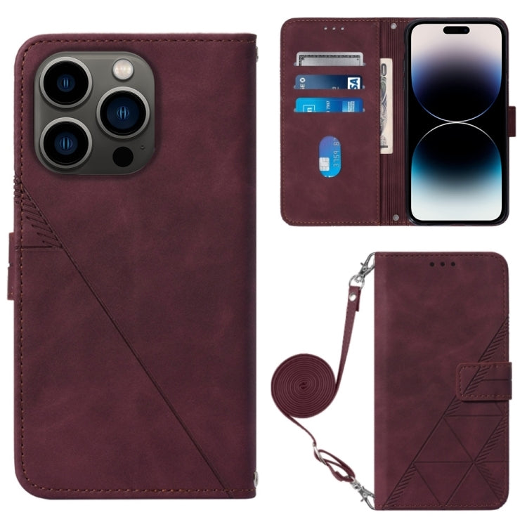 Custodia portafoglio in pelle con flip per iPhone 15 Pro Max