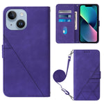 Custodia portafoglio in pelle con flip per iPhone 15 Pro Max