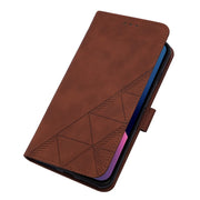 Custodia per cellulare in pelle con flip in rilievo 3D a tracolla, For iPhone 15, For iPod Touch 7 / 6 / 5