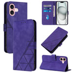 Custodia portafoglio in pelle con flip per iPhone 15 Pro Max