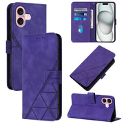 Custodia per cellulare in pelle con flip in rilievo 3D a tracolla, For iPhone 16, For iPhone 15 Pro Max, For iPhone 15 Pro, For iPhone 15 Plus