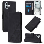Custodia portafoglio in pelle con flip per iPhone Air