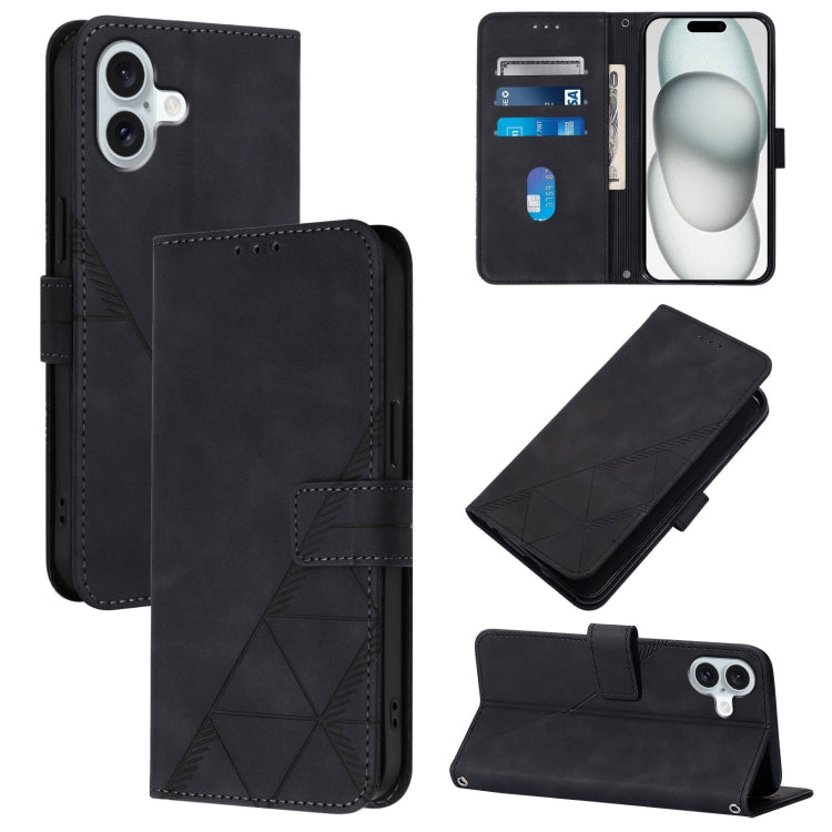 Custodia portafoglio in pelle con flip per iPhone Air