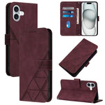 Custodia portafoglio in pelle con flip per iPhone Air