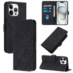 Custodia portafoglio in pelle con flip per iPhone Air