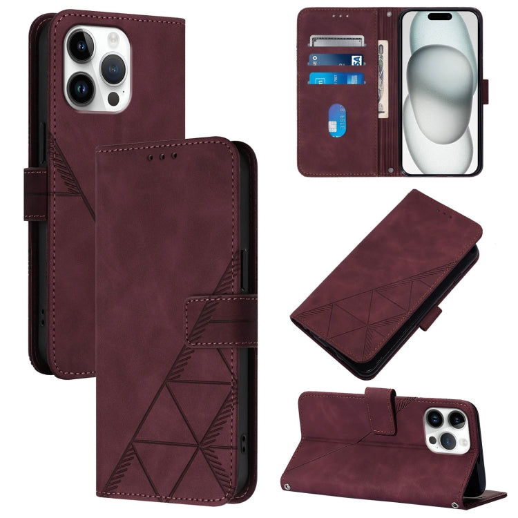 Custodia portafoglio in pelle con flip per iPhone Air
