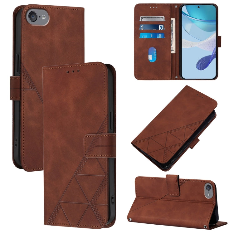 Custodia portafoglio in pelle con flip per iPhone 15