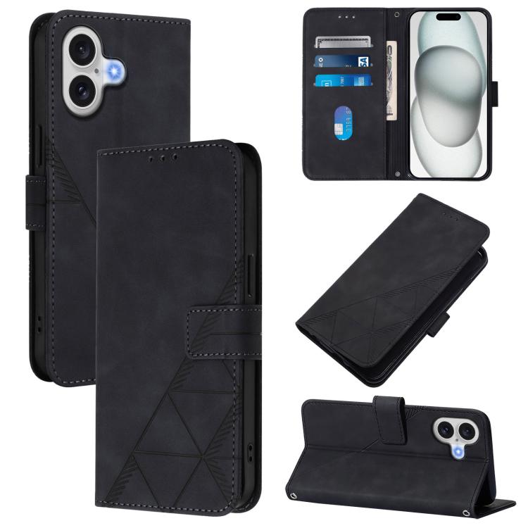 Custodia in pelle con tracolla per iPhone 16