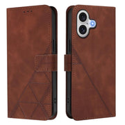 Custodia per cellulare in pelle con flip in rilievo 3D a tracolla, For iPhone Air, For iPhone 16 Pro Max, For iPhone 16 Pro, For iPhone 16 Plus