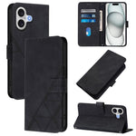 Custodia portafoglio in pelle con flip per iPhone Air