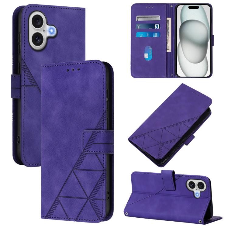 Custodia portafoglio in pelle con flip per iPhone Air