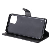 Custodia in pelle a conchiglia orizzontale in PU + TPU con struttura in vitello classico, con supporto, slot per carte e portafoglio, For OPPO A92s, For OPPO Realme 6, For OPPO Realme 6 Pro, 1